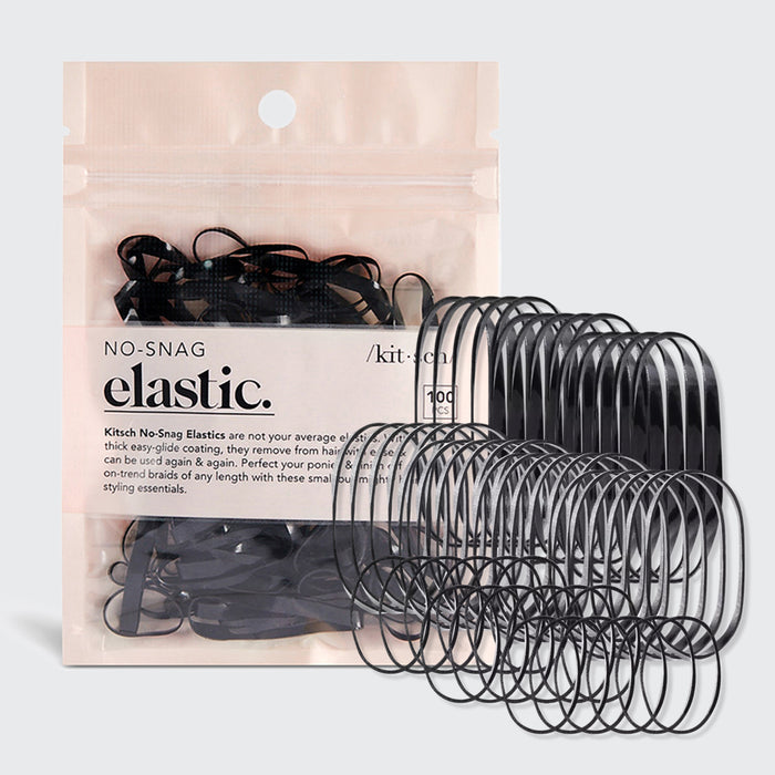 No-Snag elastiek 100st (zwart)