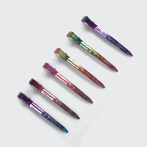 Styling Hair Clips 6pc (Iridescent)