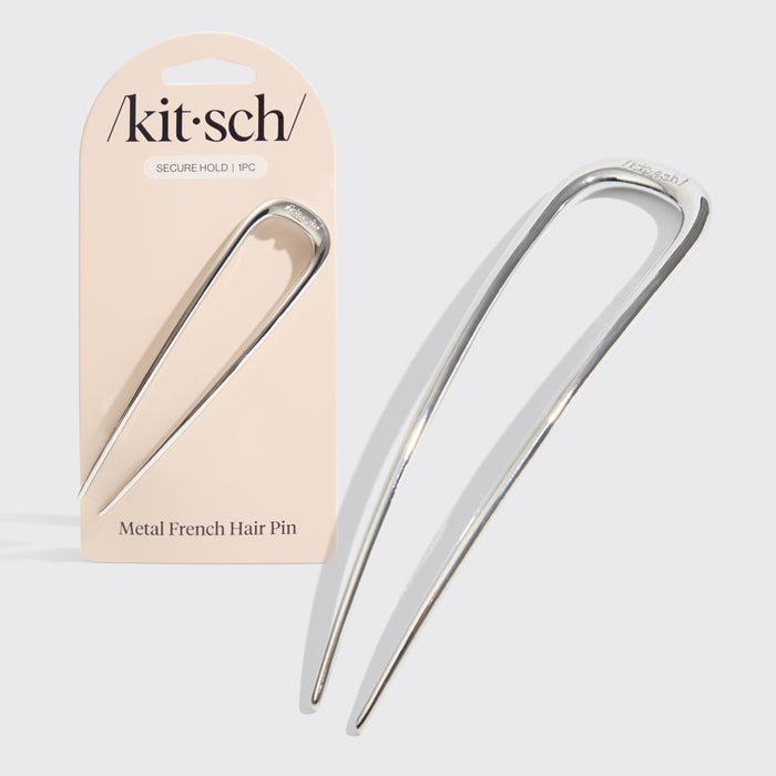 Silver French Hair Pin