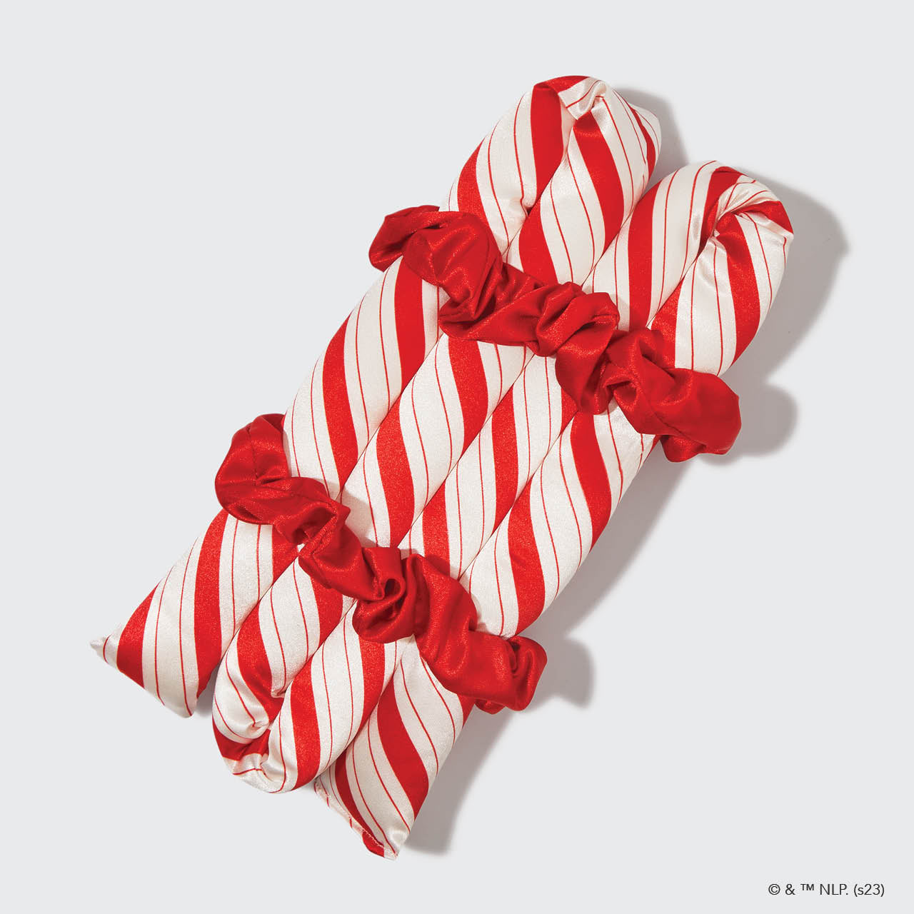 elf x kitsch Satin Heatless Curling Set - Candy Cane