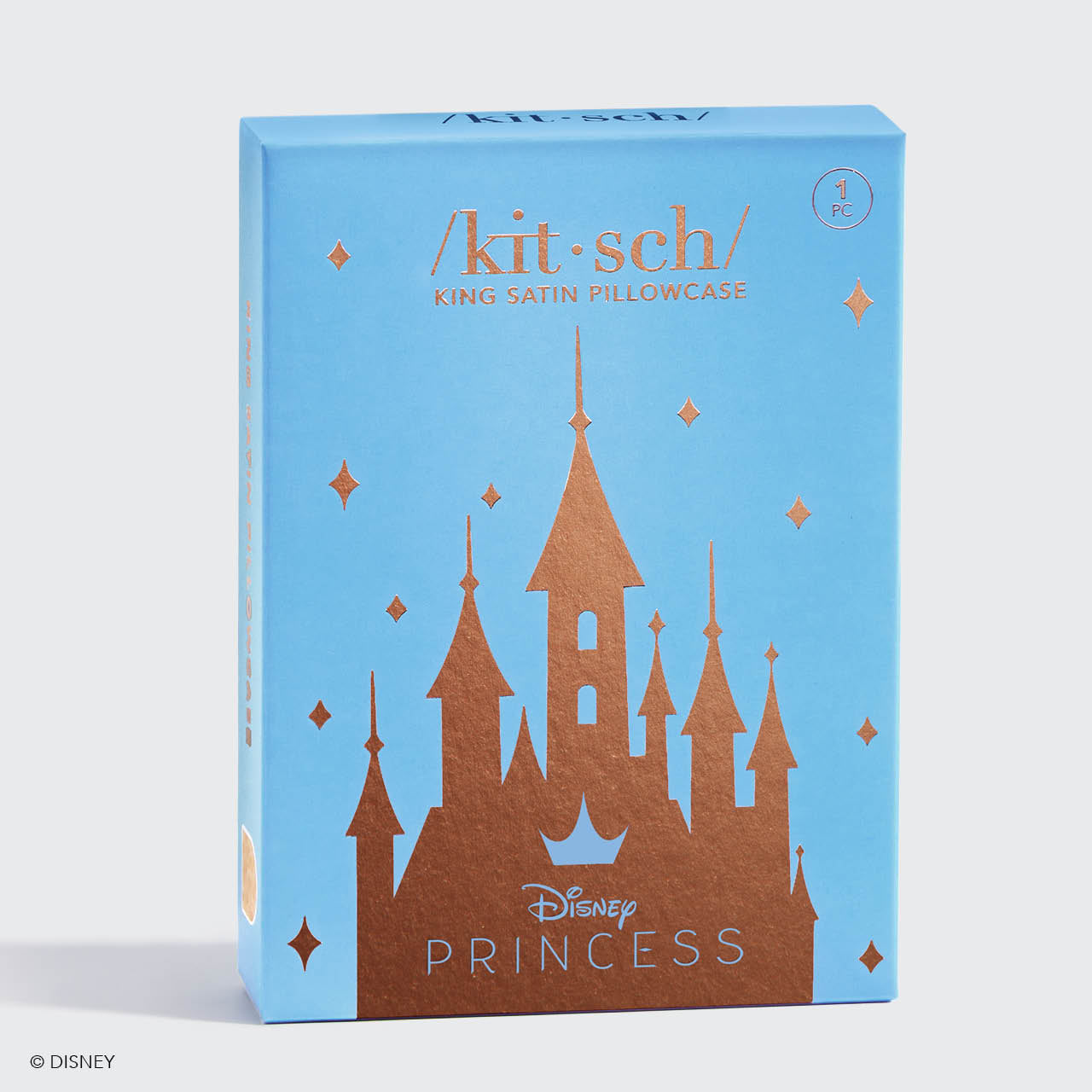 Kitsch &amp; Disney 緞面國王枕頭套 - 沙漠皇冠