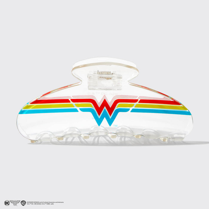 Wonder Woman x Kitsch Clip Acrílico Transparente Impreso
