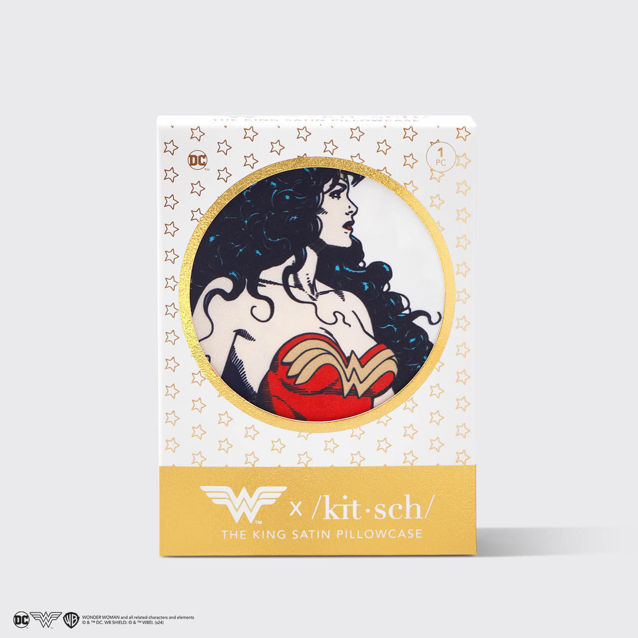 Kitsch x Wonder Woman örngott för kung - Believe in Wonder