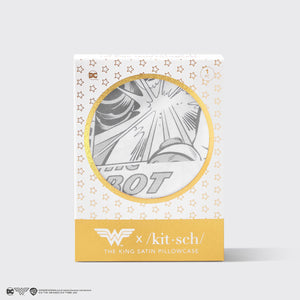 Wonder Woman x Kitsch Funda de almohada King - Comic Print