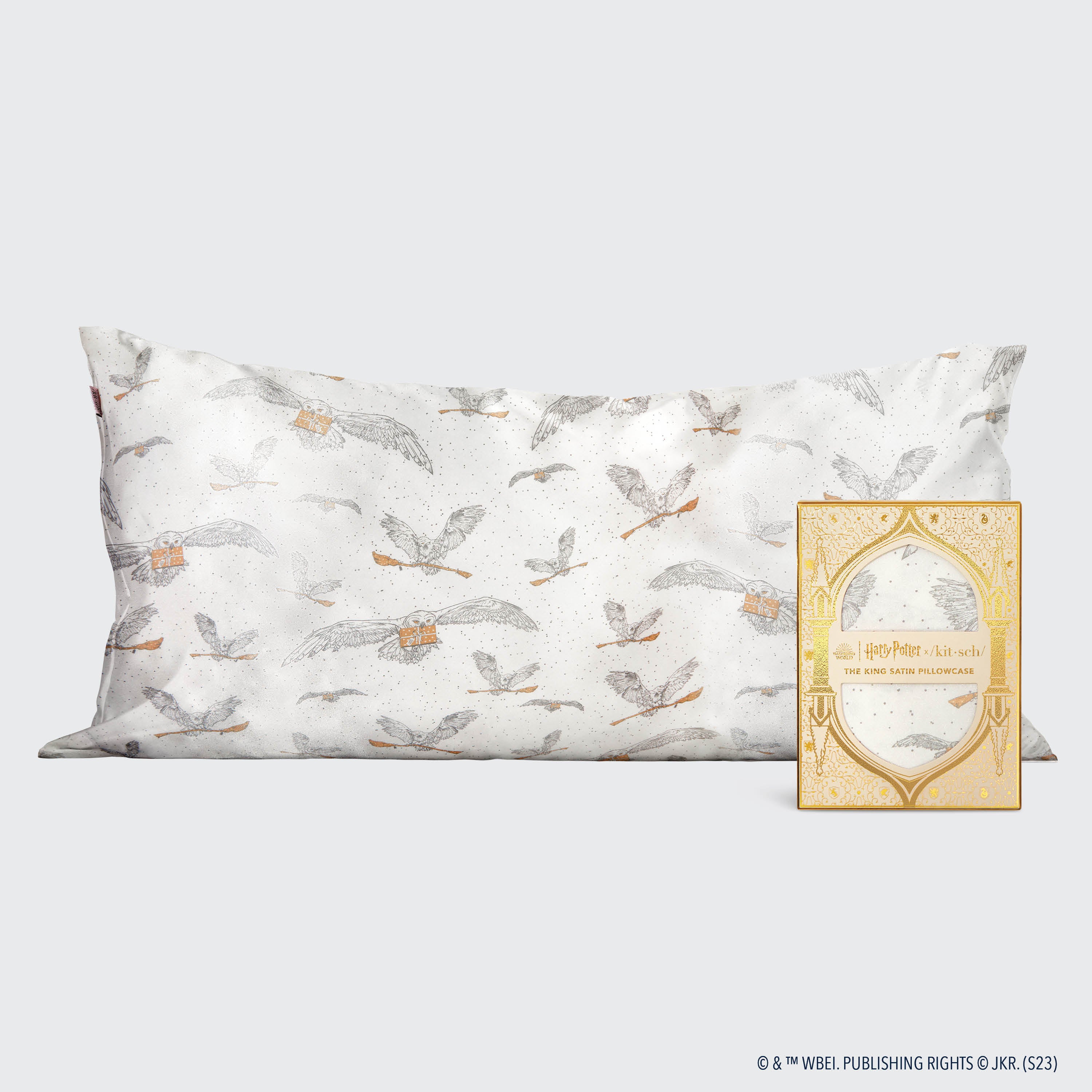 Harry Potter x Kitsch King Satin Pillowcase - Owl Post – KITSCH