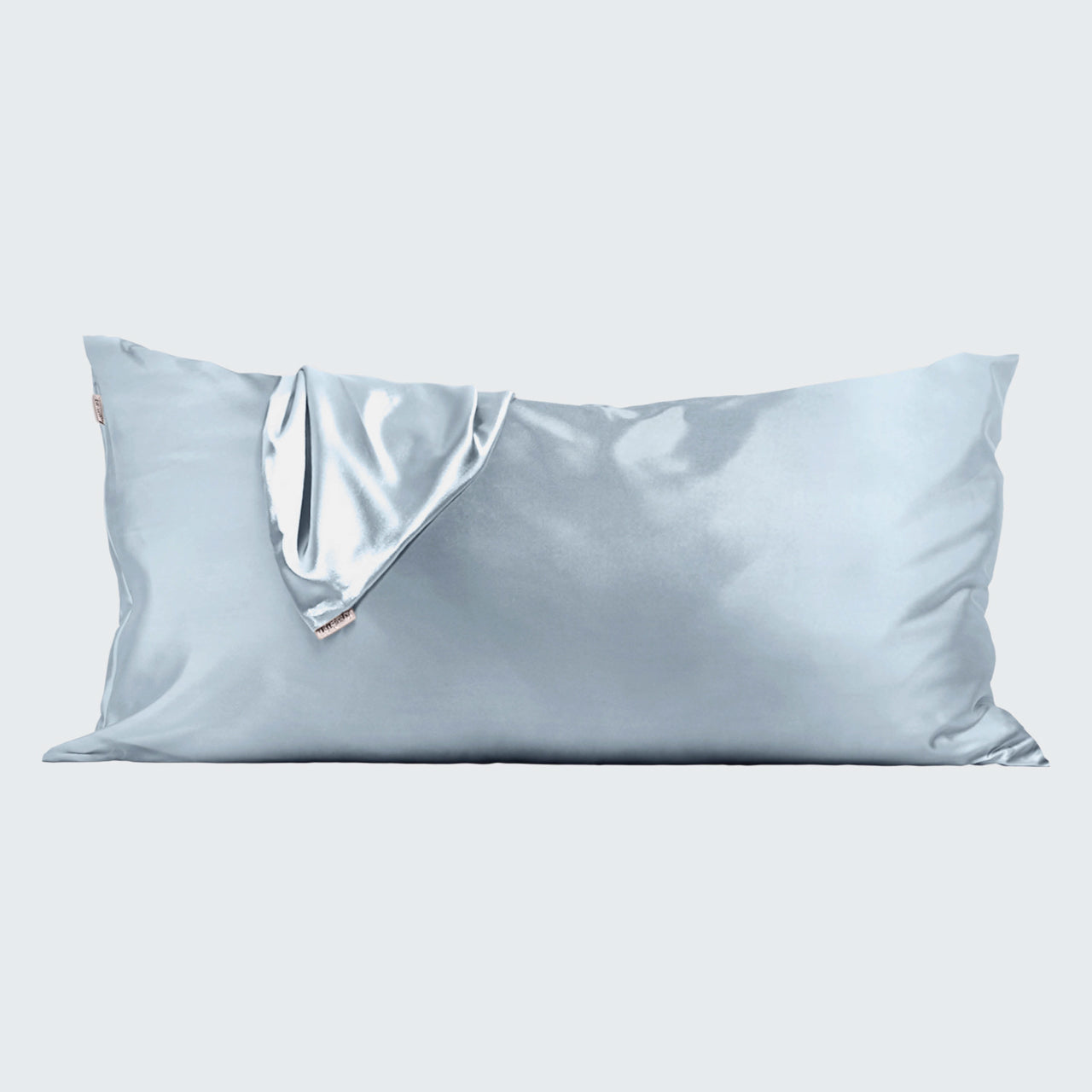 King Satin Pillowcase Haze Blue KITSCH