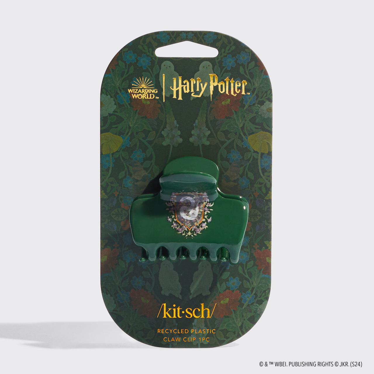 Harry Potter x Kitsch Pinza para Garras de Plástico Reciclado 1pc - Slytherin