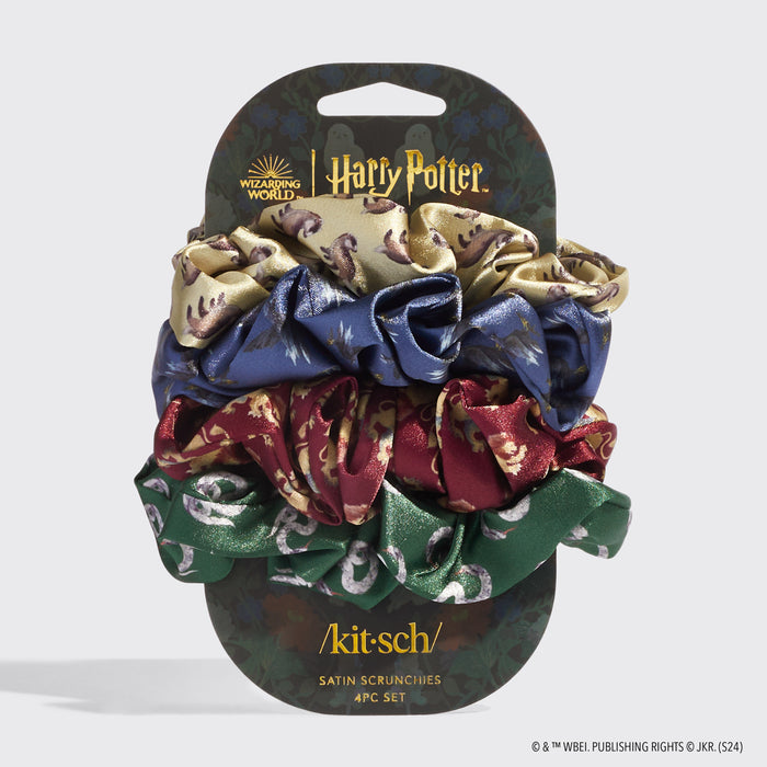 Harry Potter x Kitsch Chouchous en satin pour toutes les maisons (4 pièces)