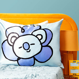 BT21 x Kitsch Saténové povlečení na polštář Standard - Koya