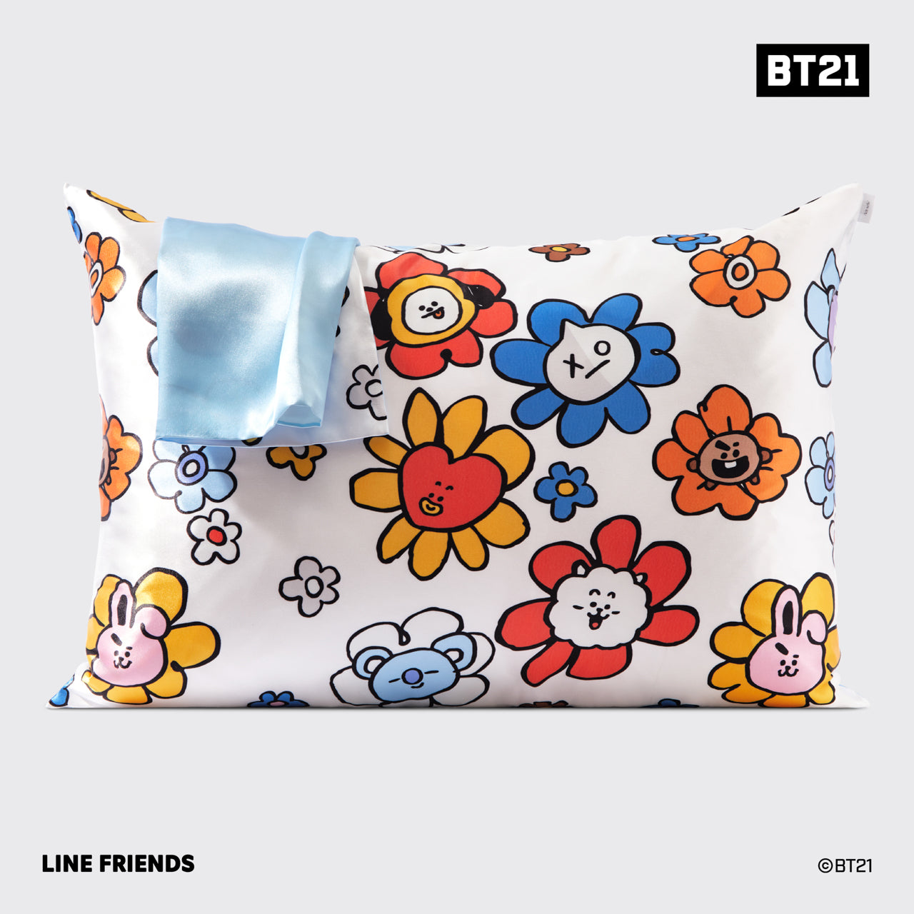 BT21과 키치 새틴 베갯잇이 만나다 - KOYA