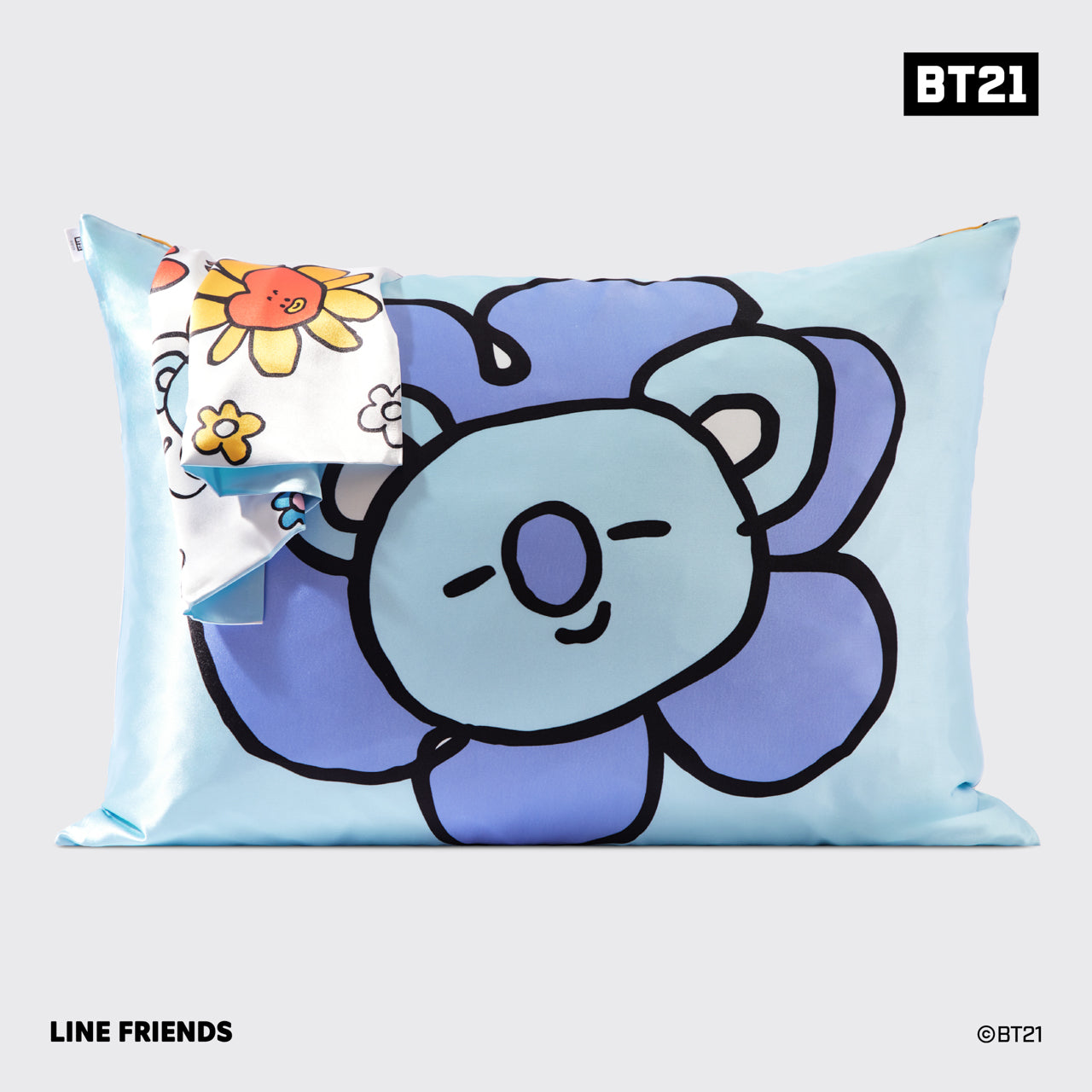 Fronha de cetim BT21 encontra Kitsch - KOYA