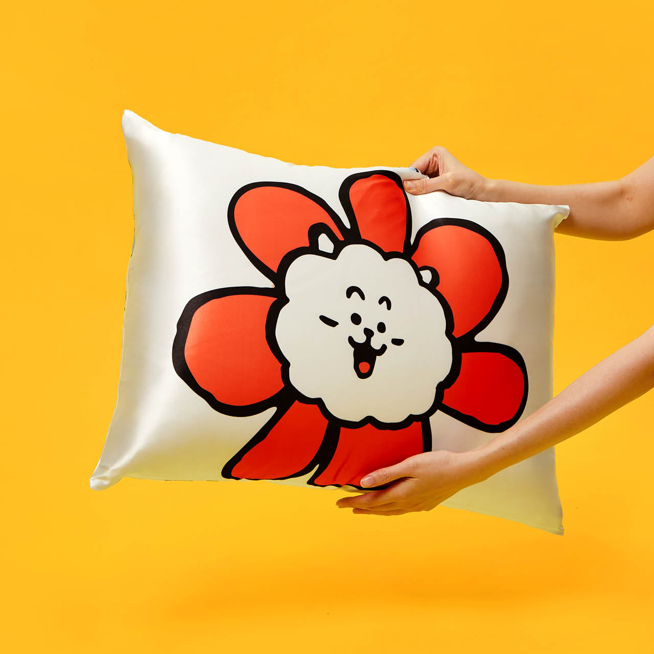 BT21 x Kitsch Saténové povlečení na polštář Standard - RJ