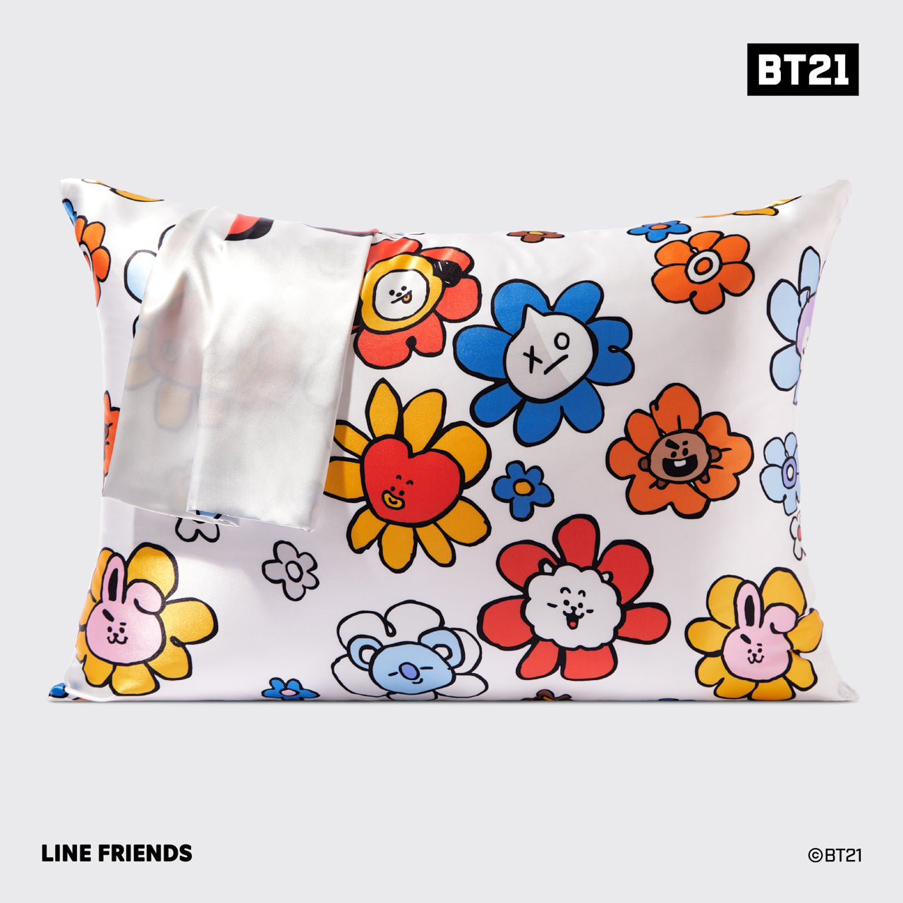 Fronha de cetim BT21 encontra Kitsch - RJ