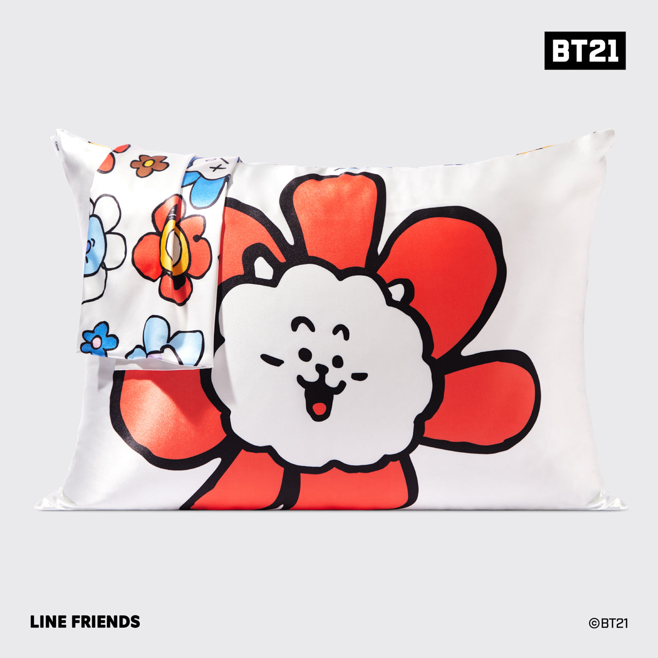 BT21과 키치 새틴 베갯잇이 만나다 - RJ