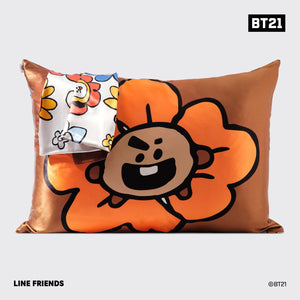 BT21 meets キッチュ・サテン枕カバー - SHOOKY