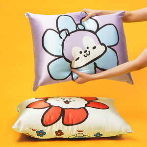 Fronha de cetim BT21 encontra Kitsch - MANG