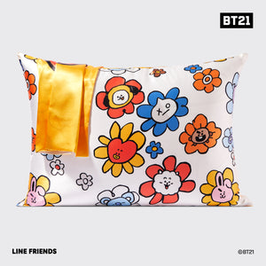 Fronha de cetim BT21 encontra Kitsch - CHIMMY