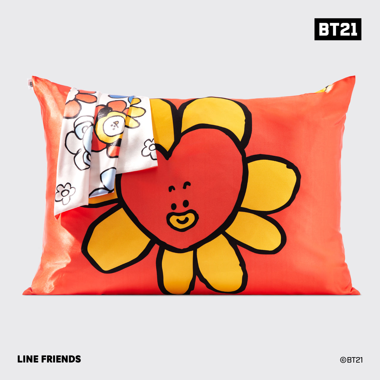 BT21과 키치 새틴 베갯잇이 만나다 - TATA