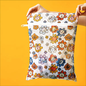 BT21 encontra Kitsch Wash Bags 2pc - UNIVERSTAR