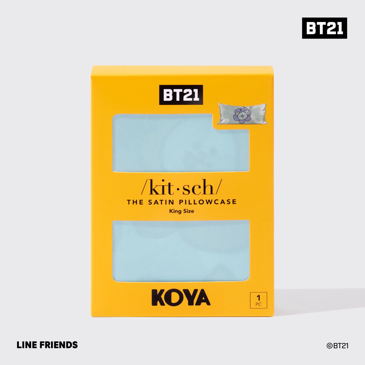 BT21이 키치킹 베개커버를 만나다 - KOYA