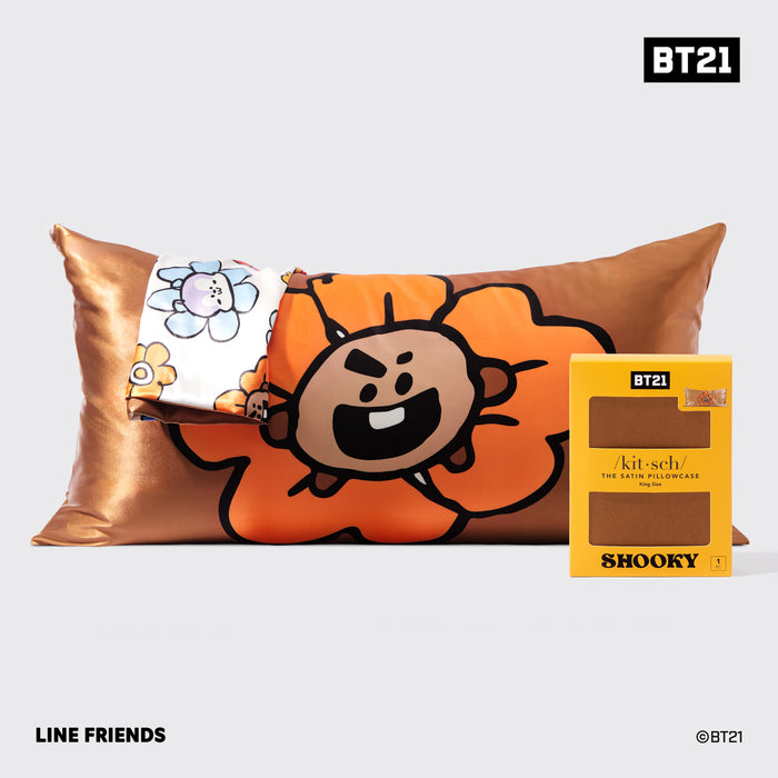 BT21 trifft Kitsch-Kopfkissenbezug - SHOOKY