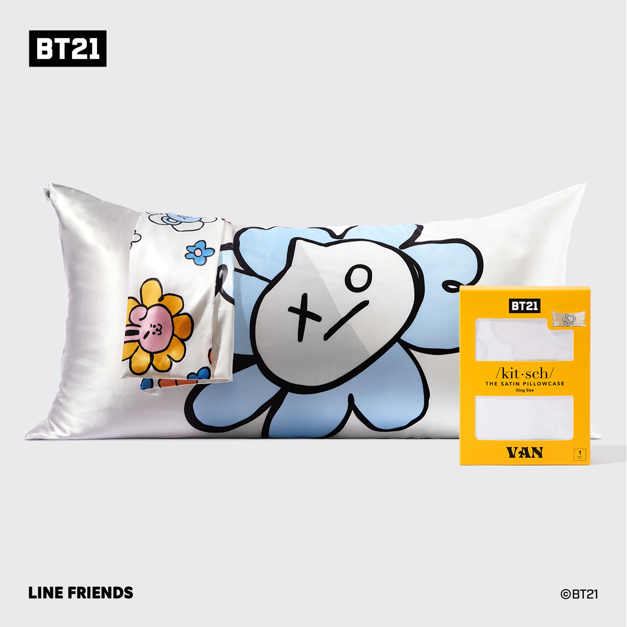 BT21 ontmoet Kitsch King Kussensloop - VAN