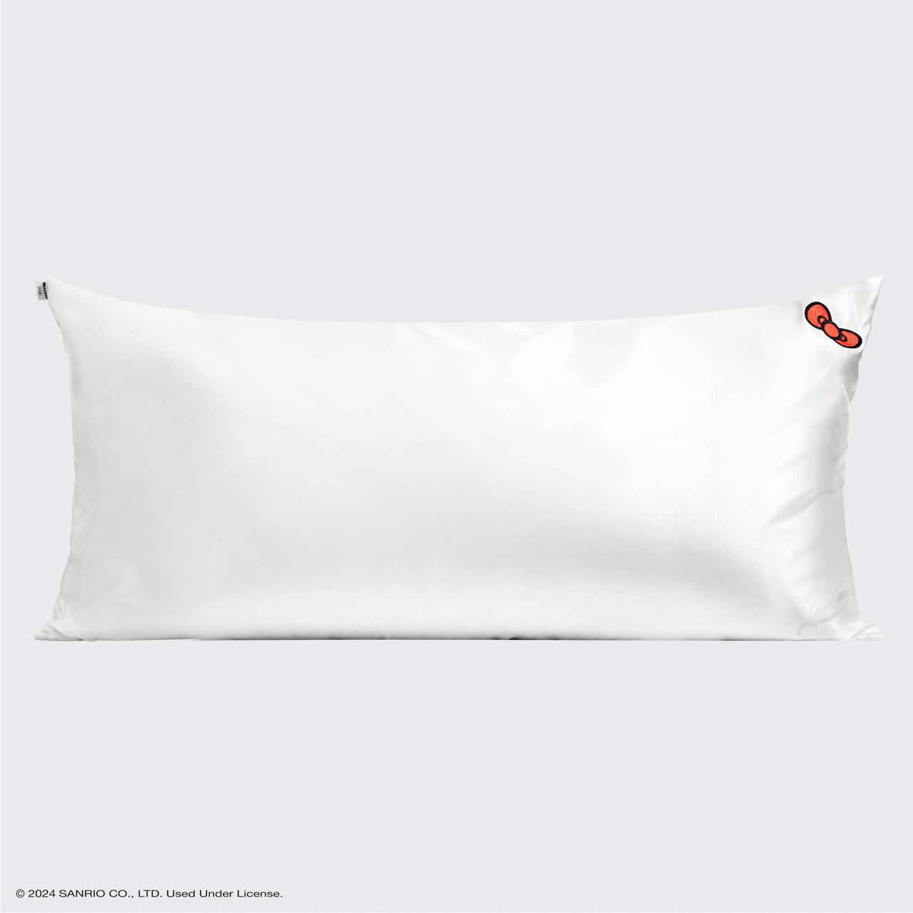 Hello Kitty x Kitsch Pillowcase King - Solid Ivory Hello Kitty Bow