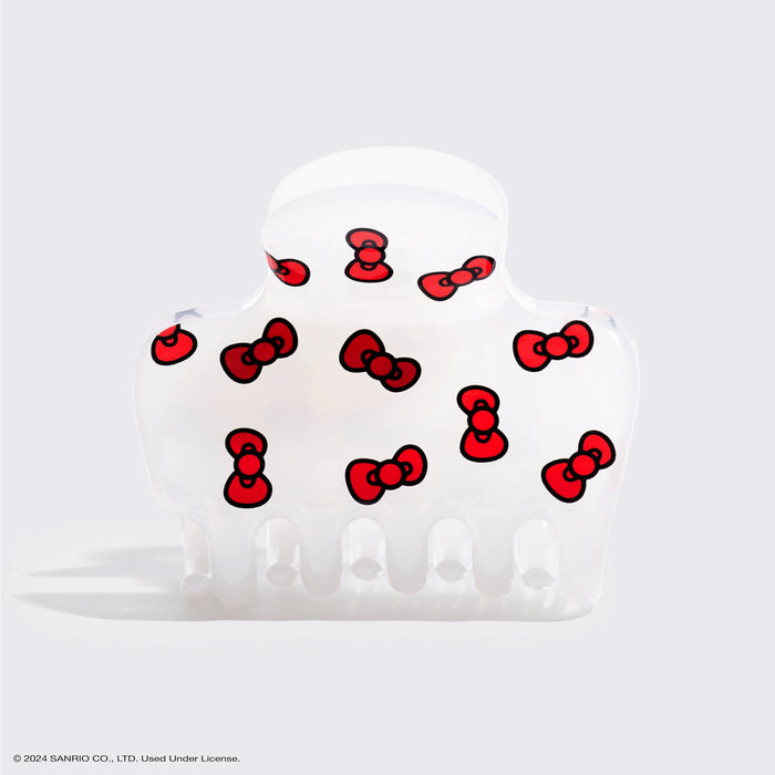 Hello Kitty x Kitsch Plástico Reciclado Clipe de Garra Puffy 1pc - Kitty Bows