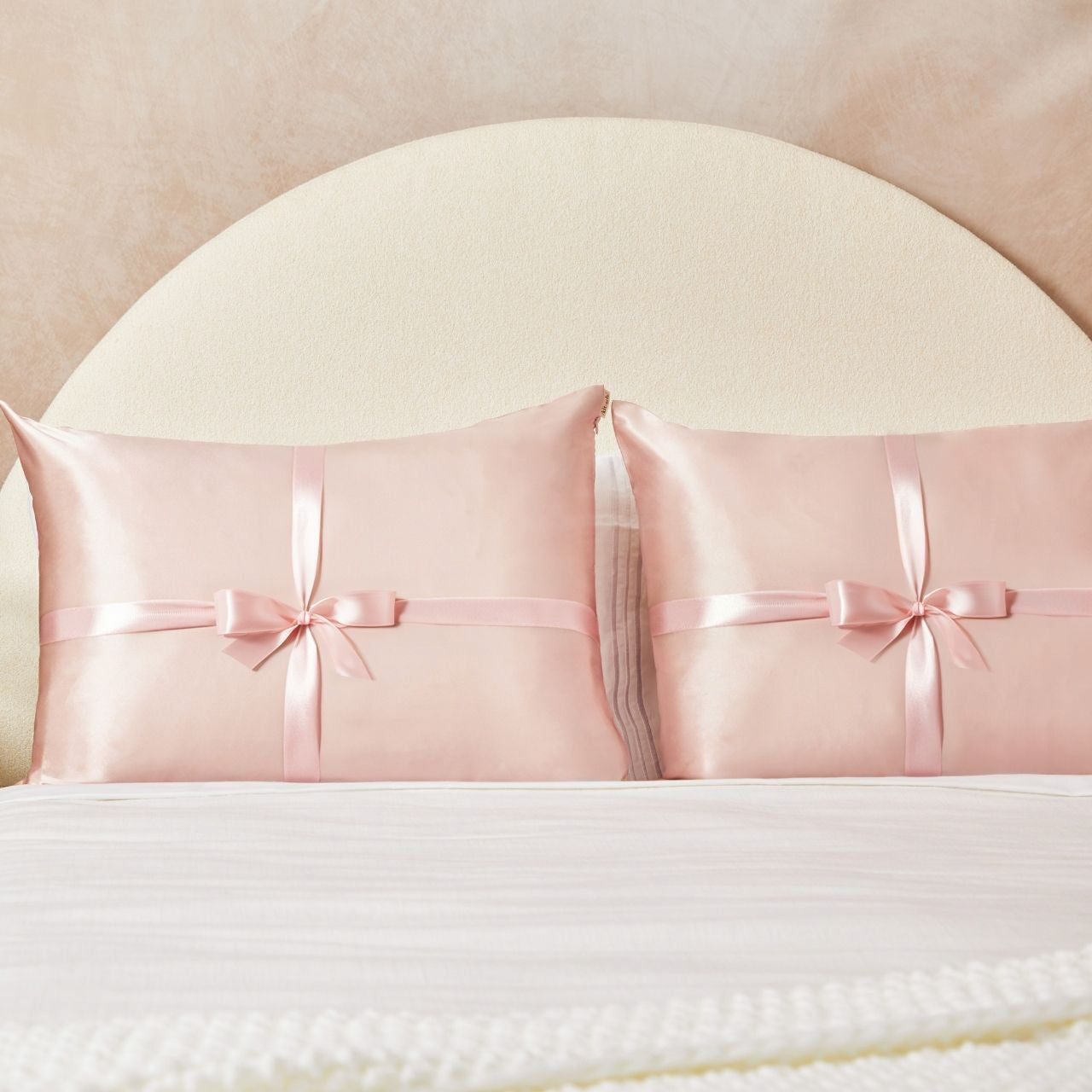 Holiday Standard Pillowcase 2pc - Blush