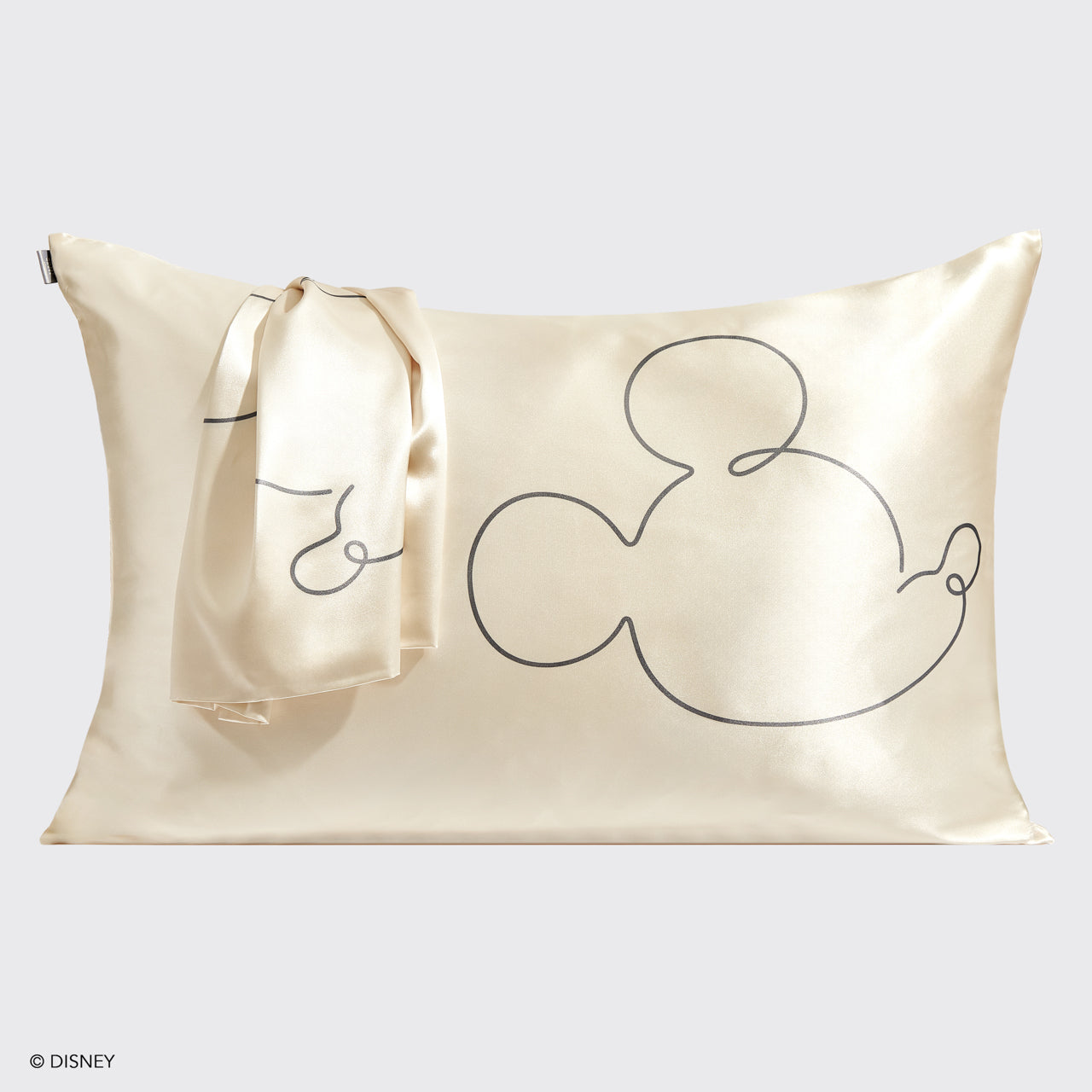 Kitsch x Mickey and Minnie Satin Pillowcase Mr. Mouse