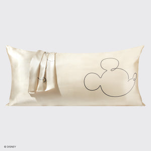 Kitsch x Mickey and Minnie King Pillowcase Bundle - Crème