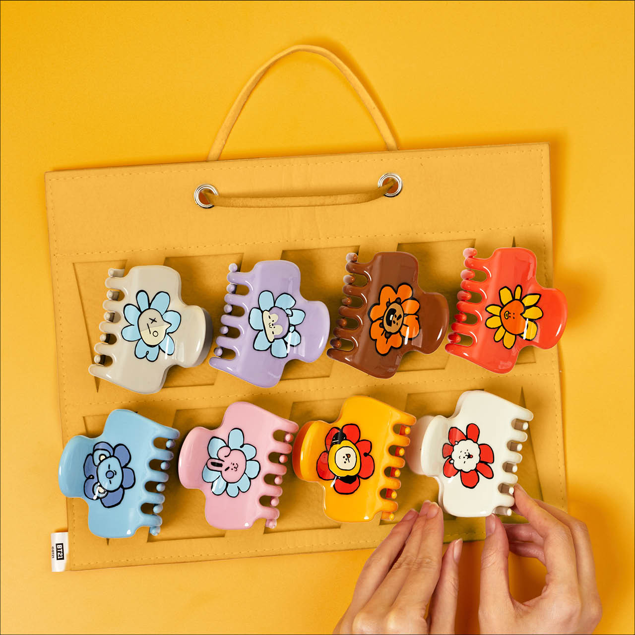 BT21 trifft Kitsch Claw Clip Organizer