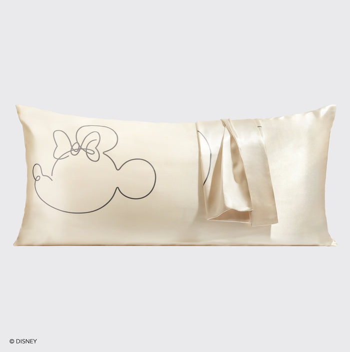 Kitsch x Mickey and Minnie Satin Pillowcase King Mrs. Mouse