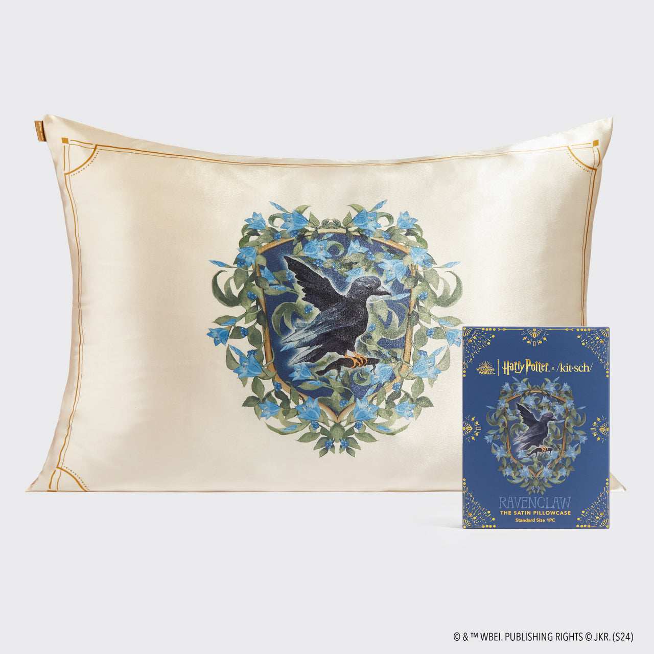 Harry Potter x Kitsch Federa di raso standard - Ravenclaw