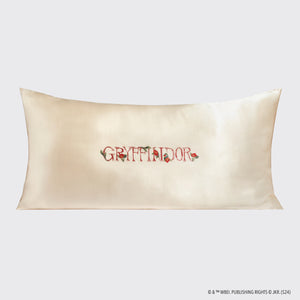 Harry Potter x Kitsch Taie d'oreiller en satin King - Gryffondor