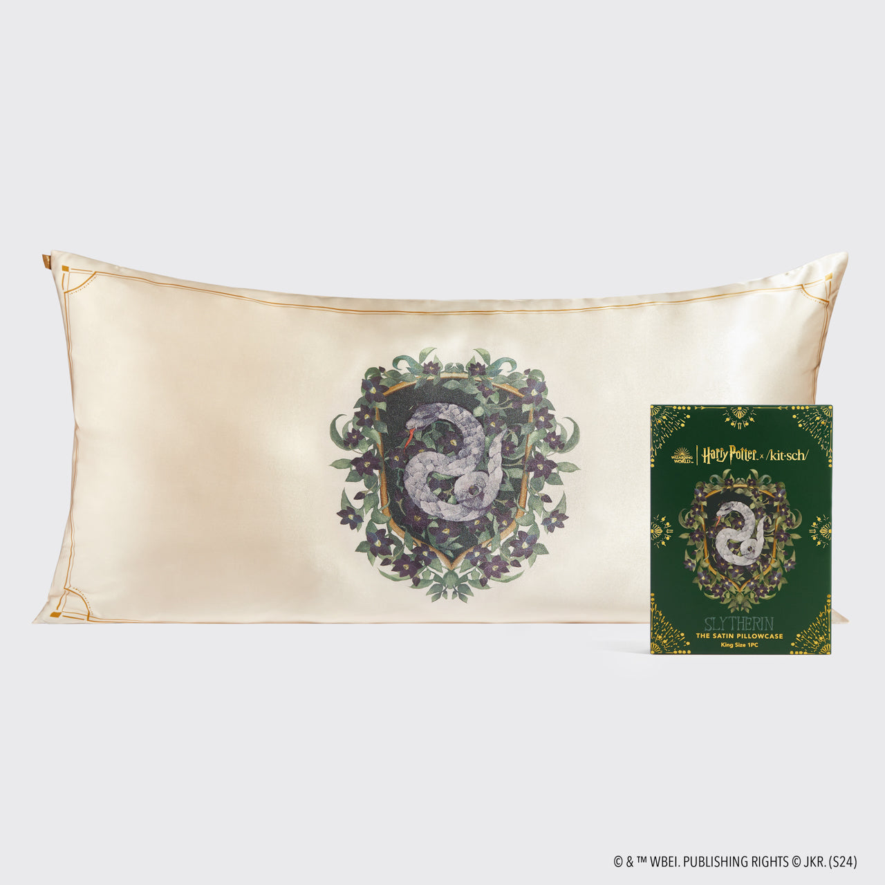 Harry Potter x Kitsch Satin Fronha King - Sonserina