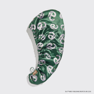 Harry Potter x Kitsch Satin-Wrapped Hair Towel - Slytherin