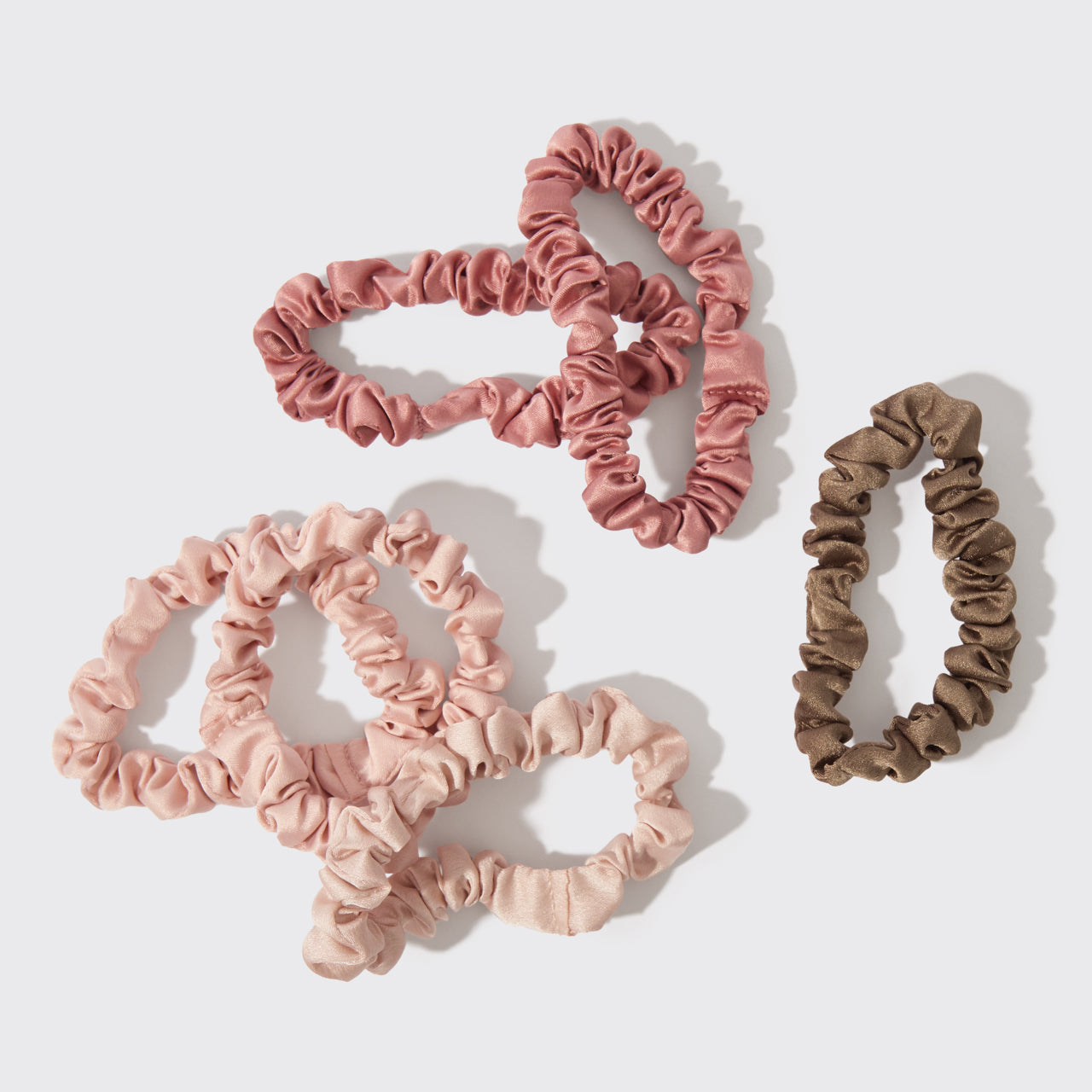 Limited Edition Ultra Petite Scrunchies 6pc Set - Terracotta