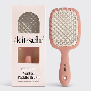 Vented Paddle Brush 1pc -  Terracotta