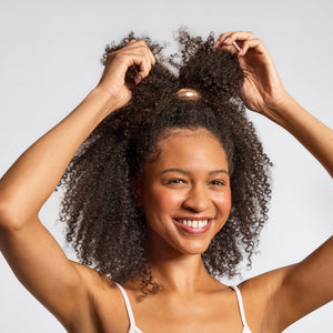 Elastico per capelli con nuvola in metallo morato - Piccolo