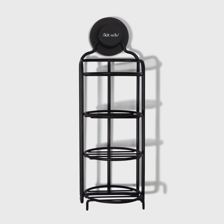 Black metal shower discount caddy