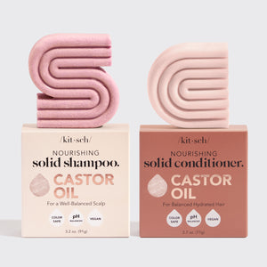 Rizinusöl Shampoo + Spülung Bar Combo