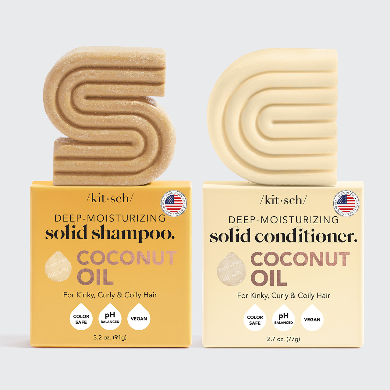 Coconut Oil Shampoo & Conditioner Combo for Dry Damaged Hair