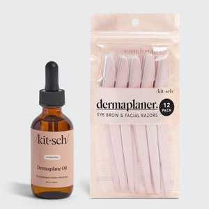 Dermaplane Oil + Conjunto de ferramentas Dermaplaner