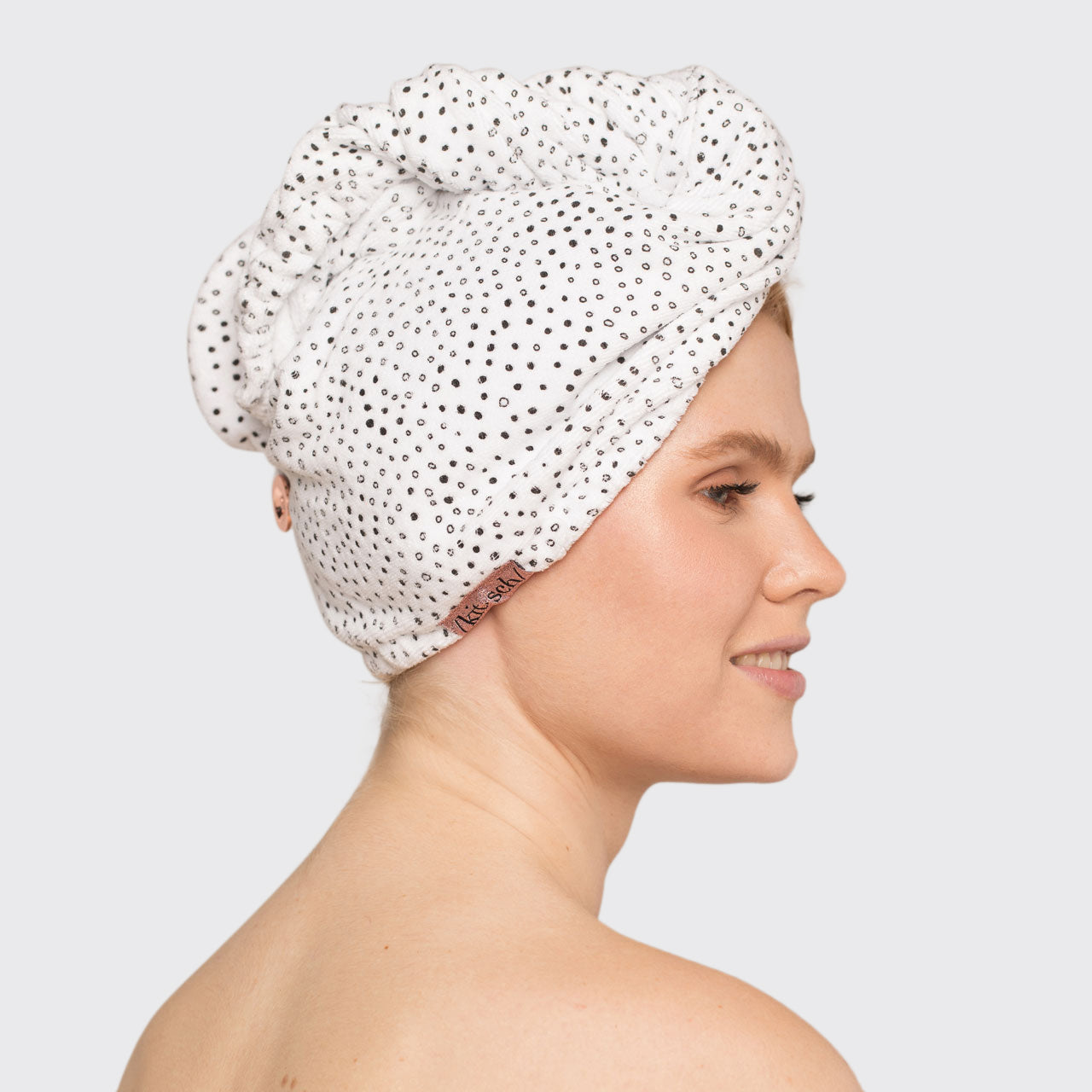 Quick Dry Hair Towel - Micro Dot