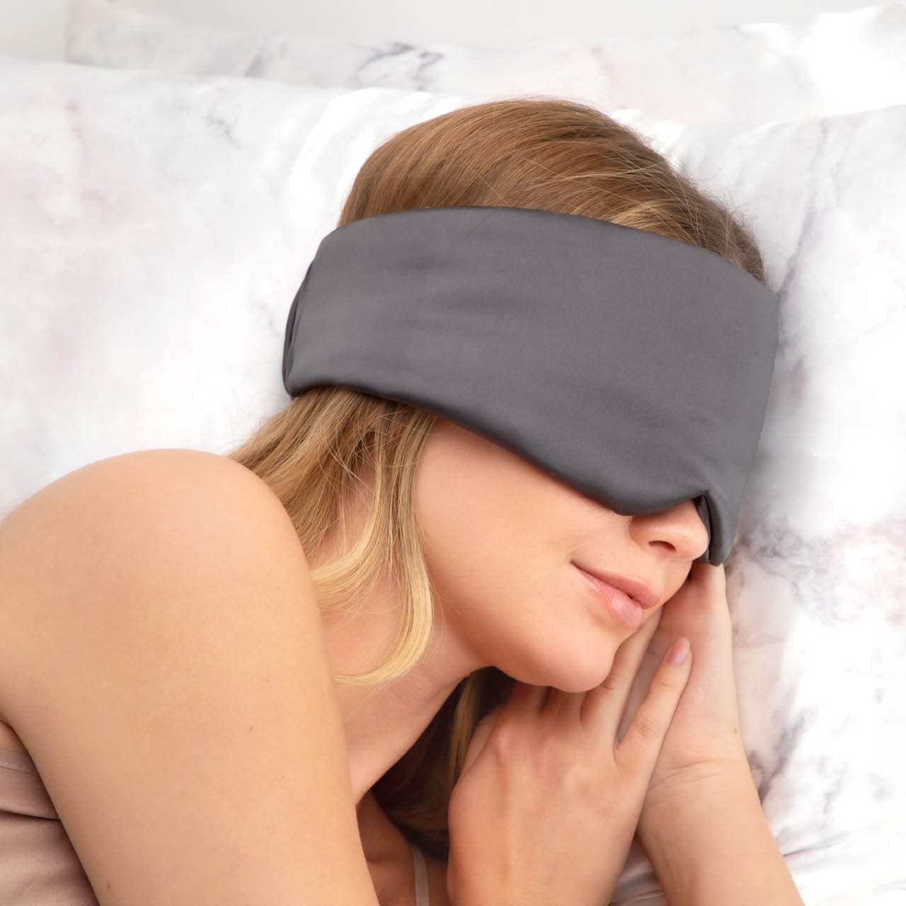 Sleep mask hot sale pillow