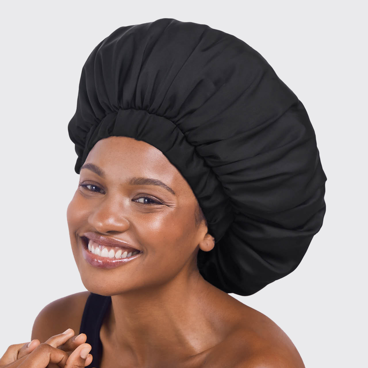 Faux Silk Hair Bonnets Many Sizes for Men and Women (Big Mama Bonnet by KM)  - Kades Mode