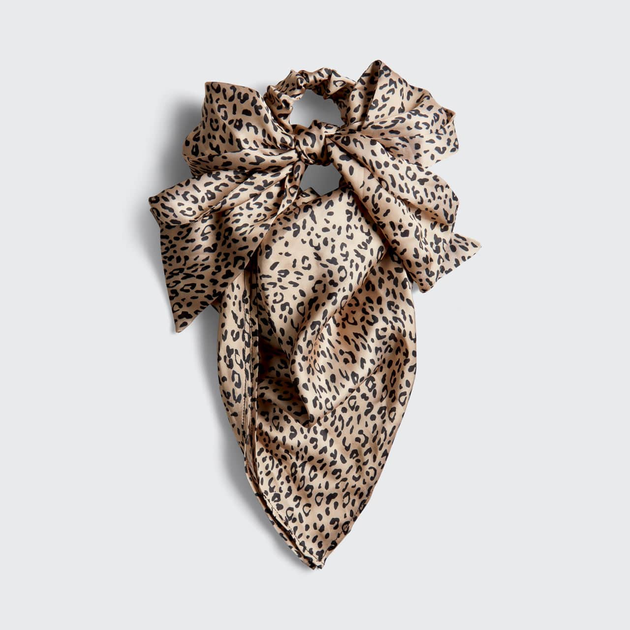 Leopard print satin head on sale scarf