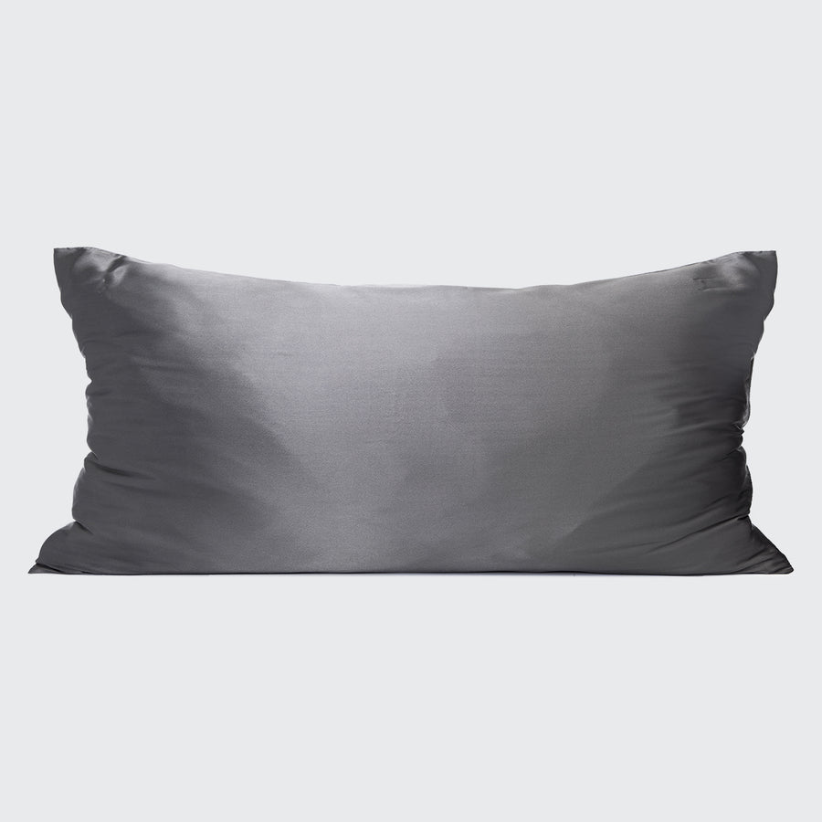 Satin King Pillowcase - Charcoal – KITSCH