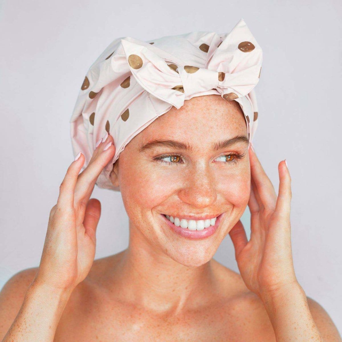 Towel deals shower cap